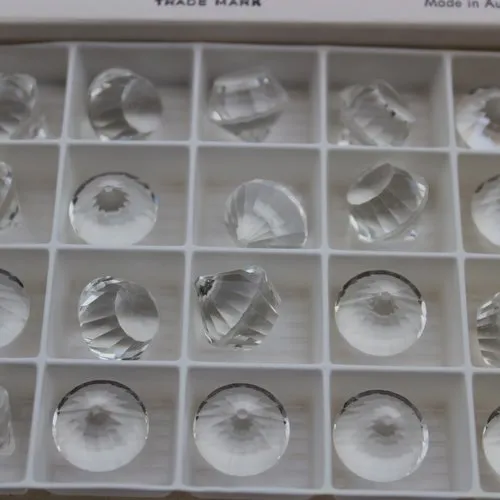 1 cabochon swarovski "cupcake" 14 mm crystal