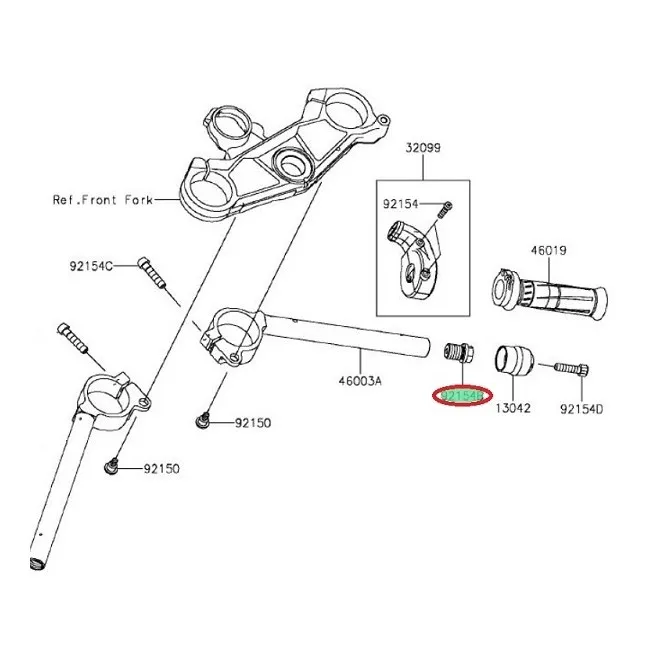 Achat bolt,17x18  KAWASAKI  MOTOSHOP 35