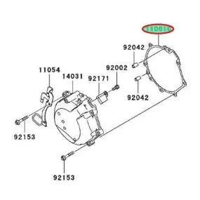 Achat carter alternateur joint zx10r 110610179  KAWASAKI  MOTOSHOP 35