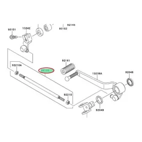 Achat tige de selecteur  KAWASAKI  MOTOSHOP 35