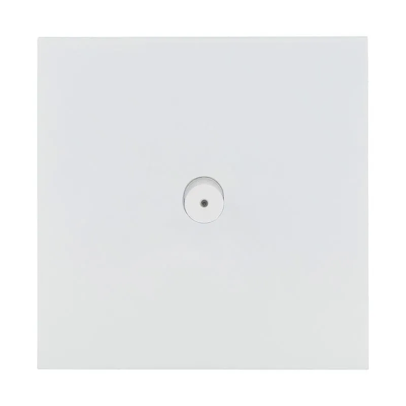 Art d'Arnould univers Epure poussoir lumineux à bouton rond 2A blanc satin (67911)