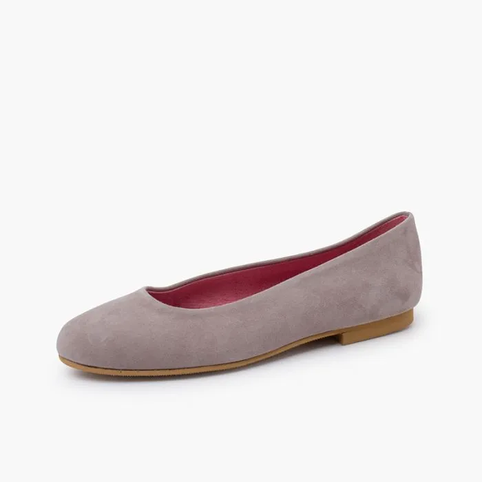 Ballerines suède semelle classique