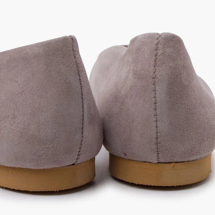 Ballerines suède semelle classique