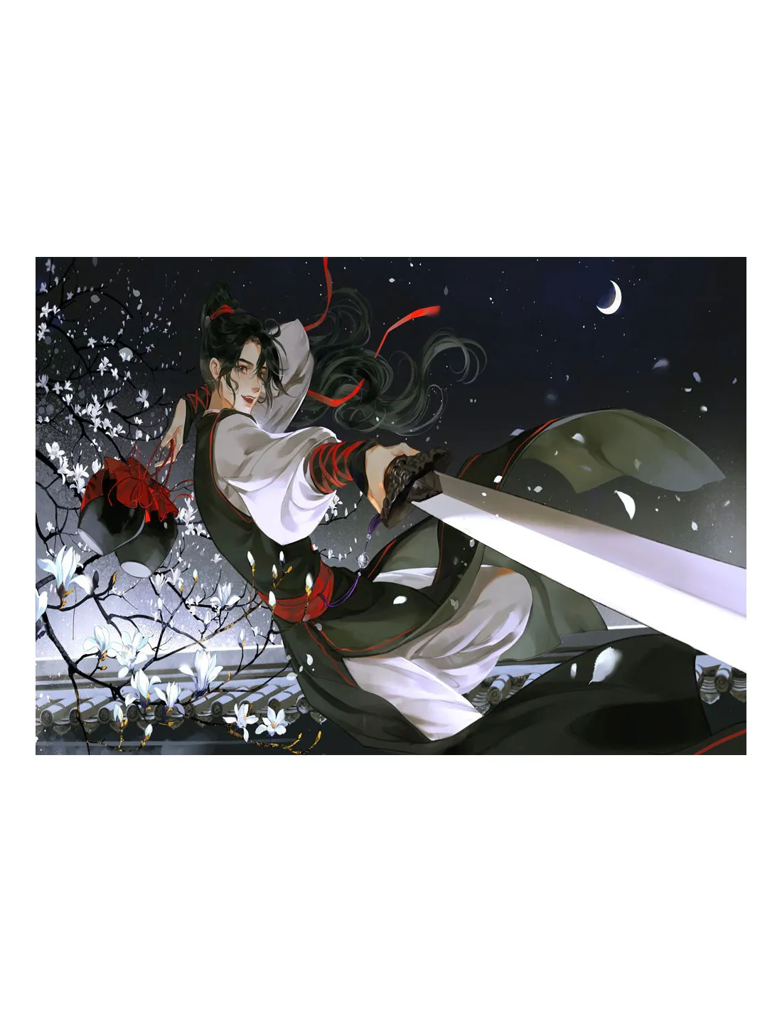 Bannière-drapeau Wei Wuxian de Mo Dao Zu Shi ⚔️ Boutique Épées