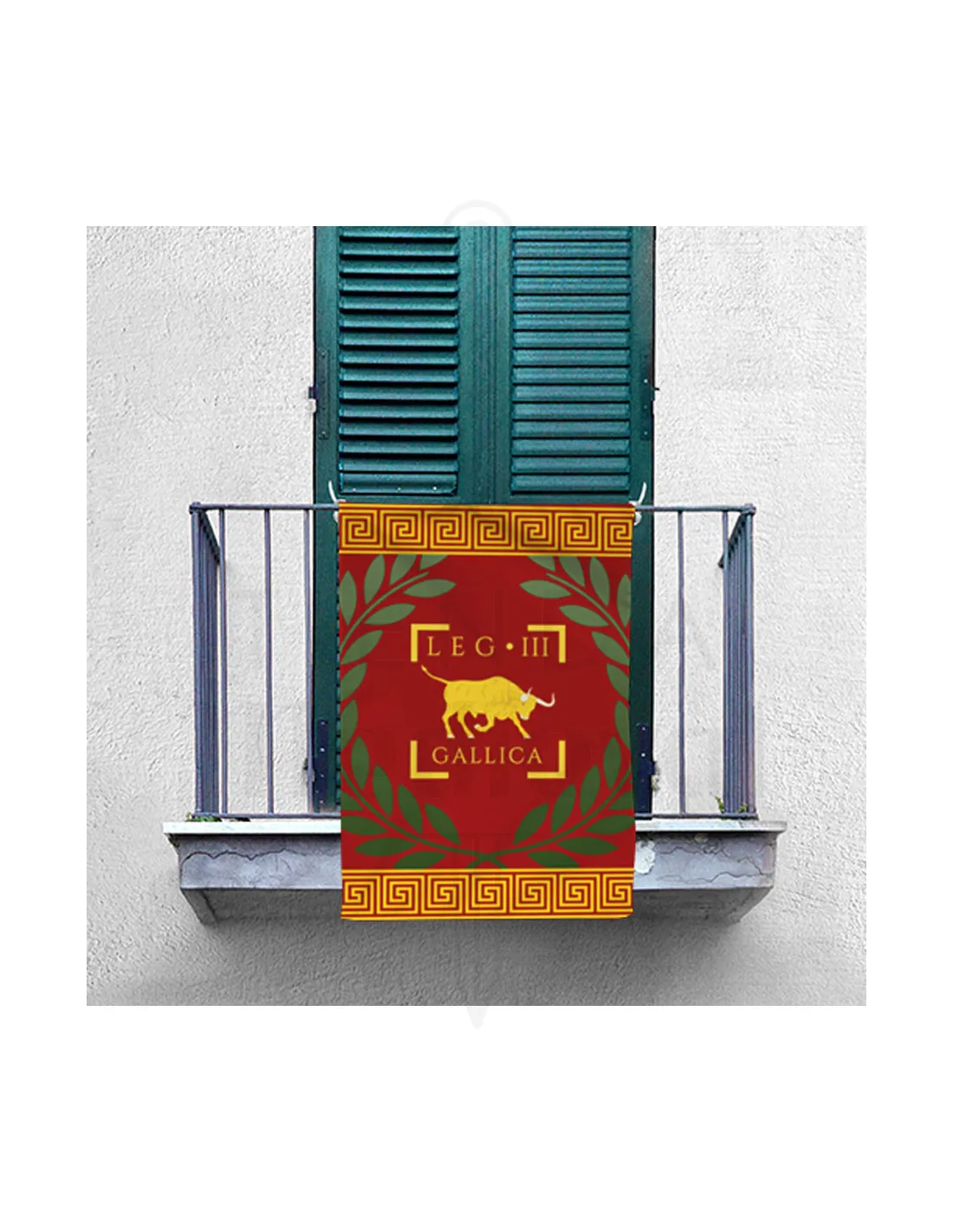 Bannière Legio III Gallica (70x100 cm.) ⚔️ Boutique Épées