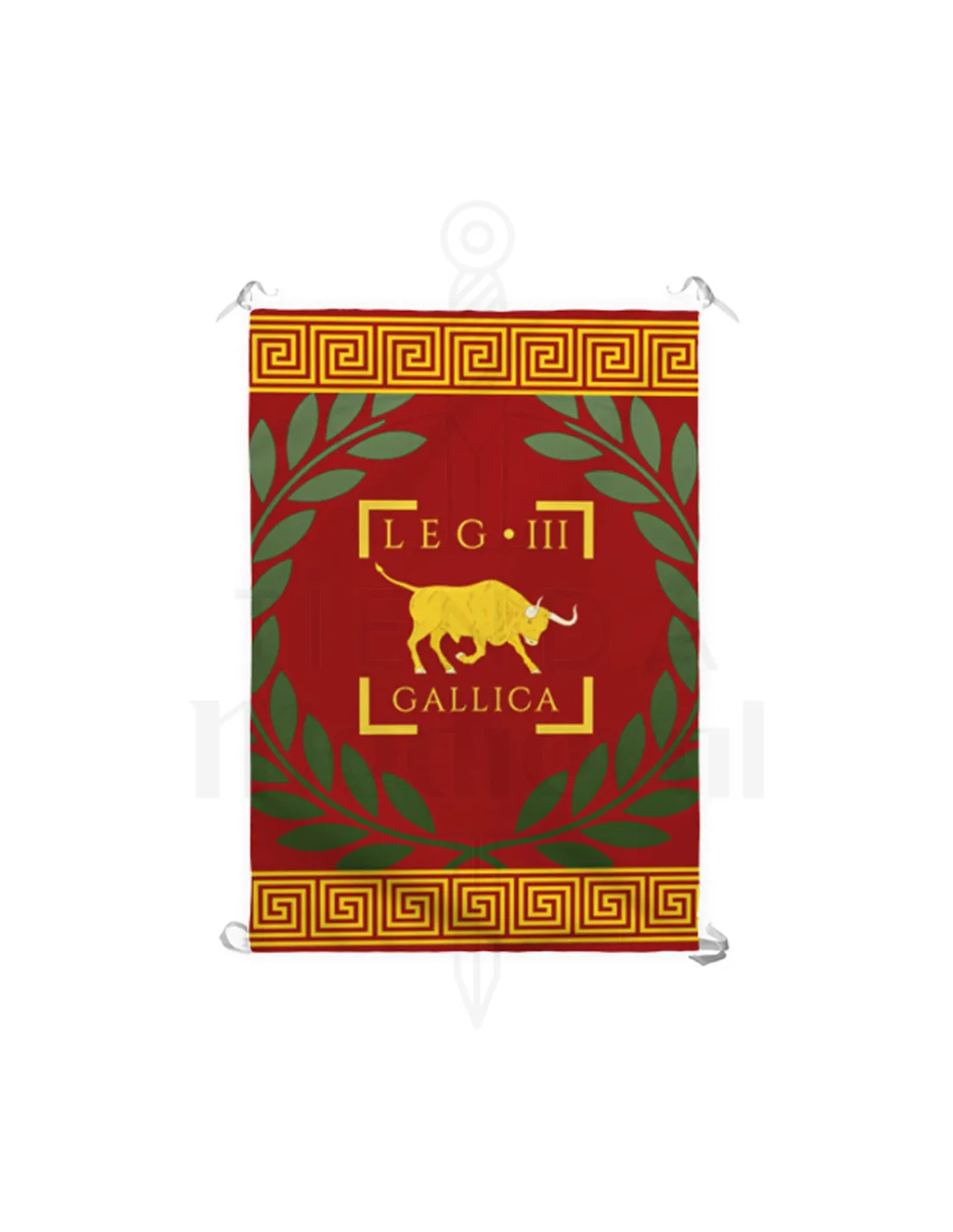 Bannière Legio III Gallica (70x100 cm.) ⚔️ Boutique Épées