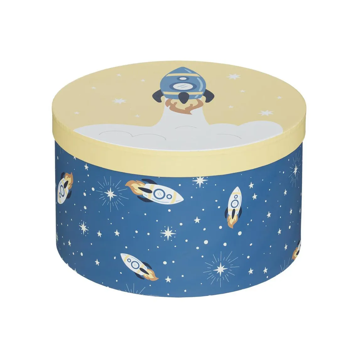Boite de rangement ronde espace  | 3 Suisses