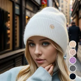 Bonnet femme de couleur unie