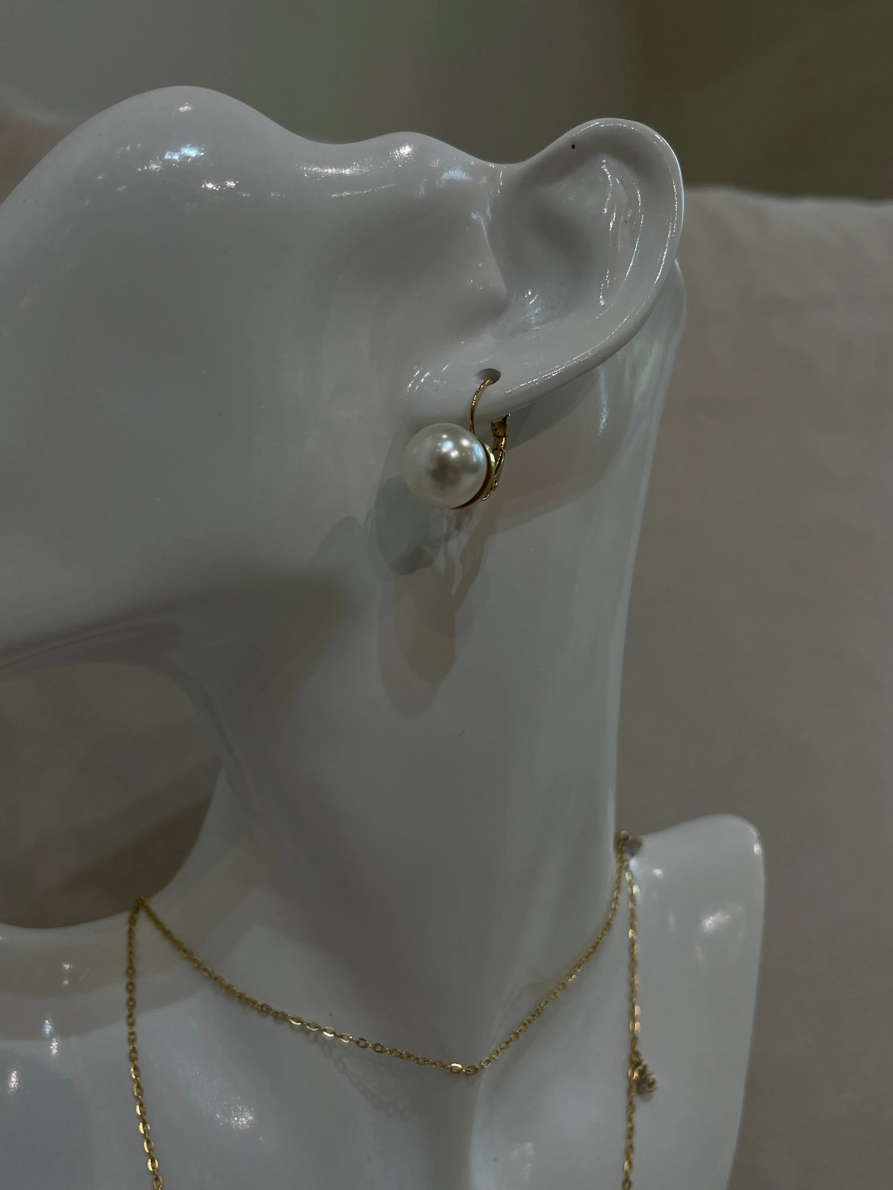 Boucles d’oreille perle