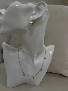 Boucles d’oreille perle
