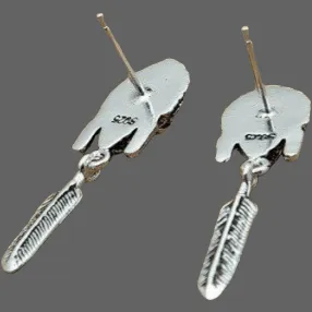 Boucles d'oreilles Argent Chef Sioux