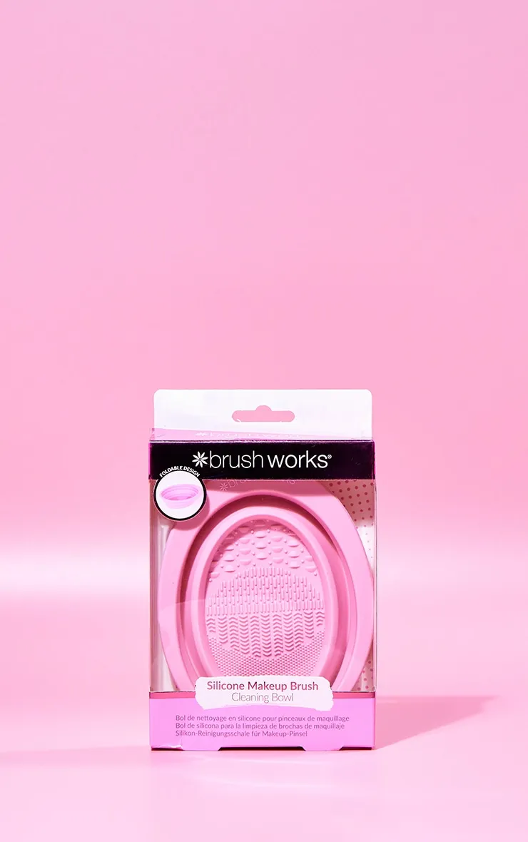 Brushworks Bol de nettoyage en silicone pour pinceaux à maquillage 