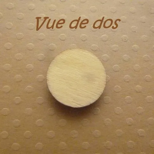 Cabochon palet en bois libellule 16mm - cb-1543