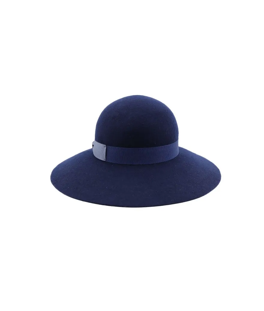 Capeline BB Feutre de laine imperméable "Marine"
