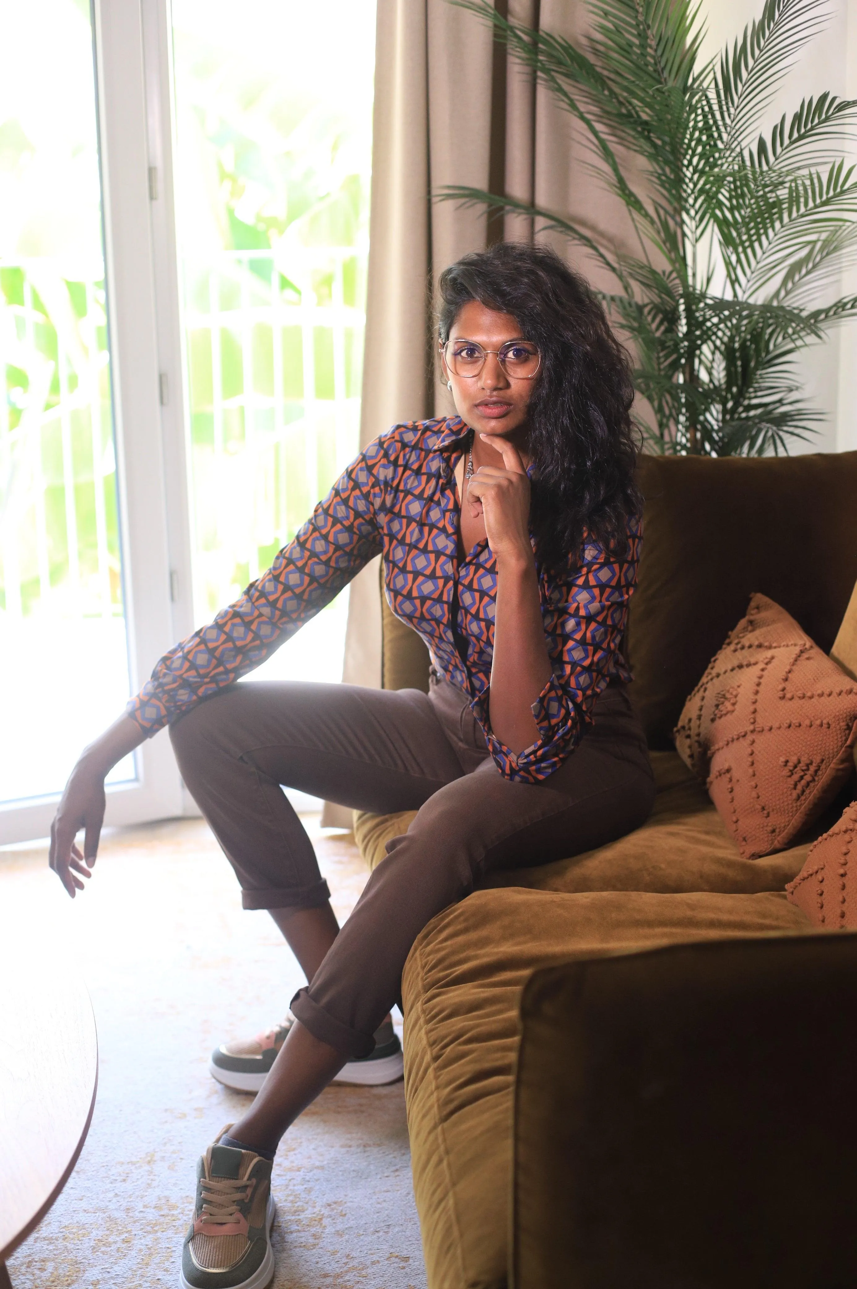 Chemise Imprimée à Manches Longues
