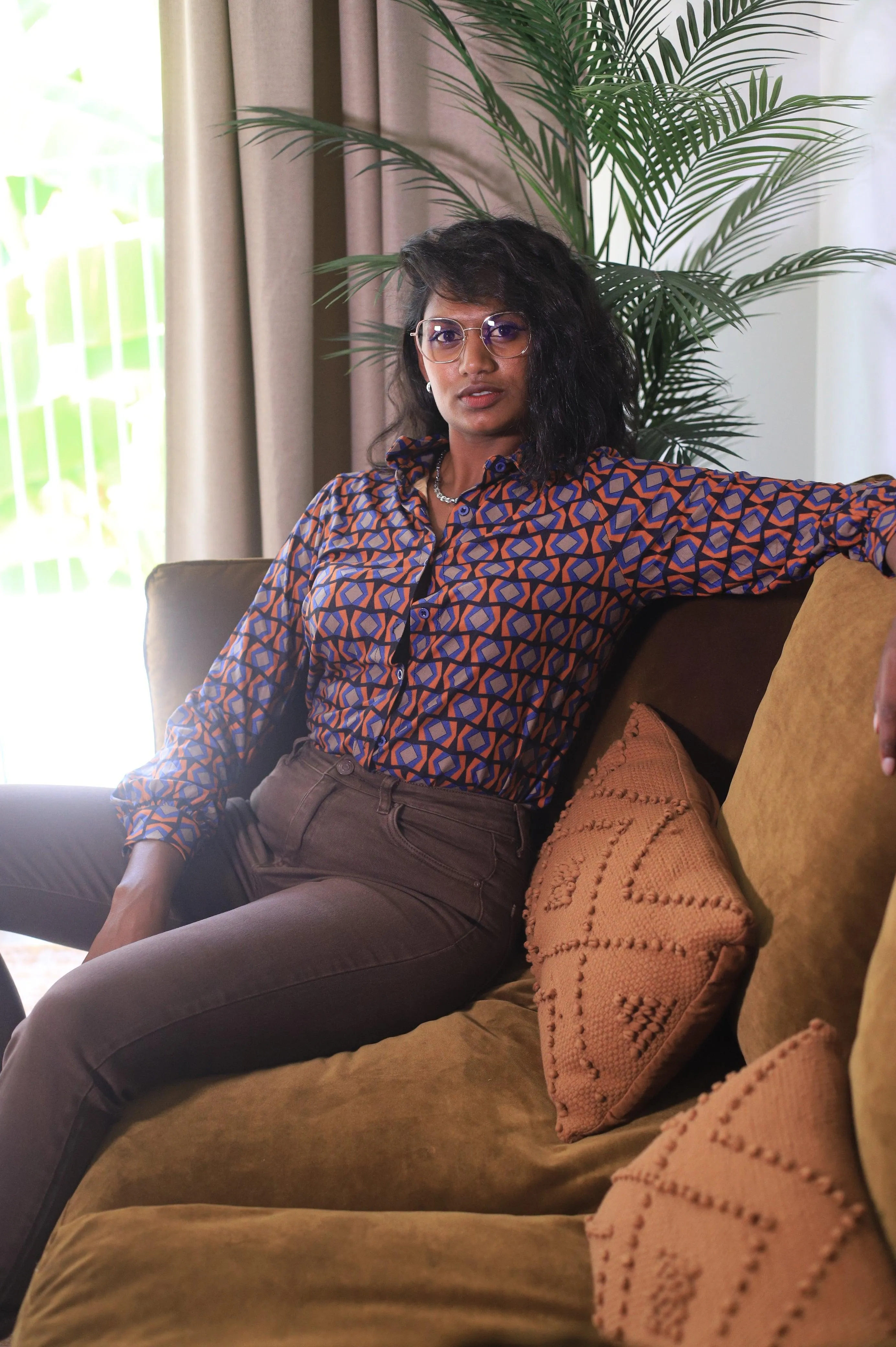 Chemise Imprimée à Manches Longues