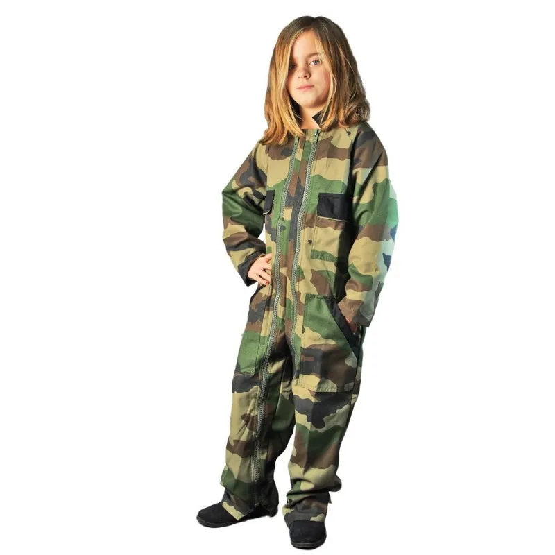 combinaison enfant camoufle