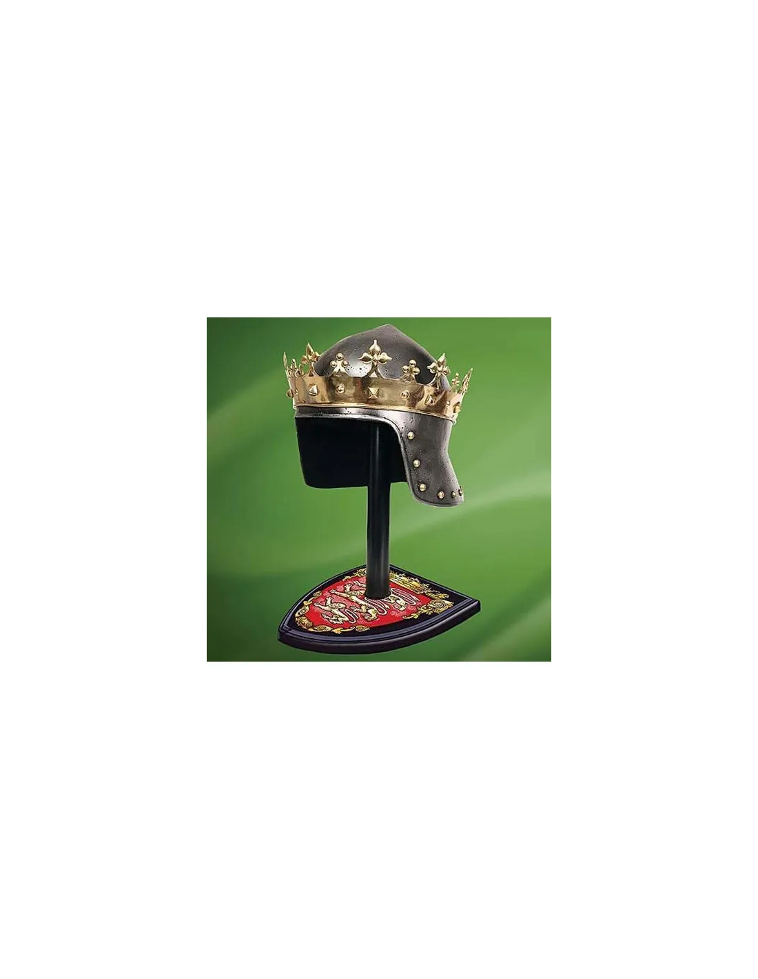 Couronne de roi médiévale en laiton ⚔️ Boutique Épées