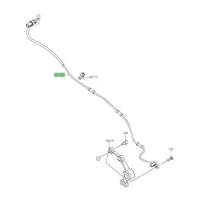 Câble ABS arrière Kawasaki Ninja 400 (2018-2020) | Moto Shop 35