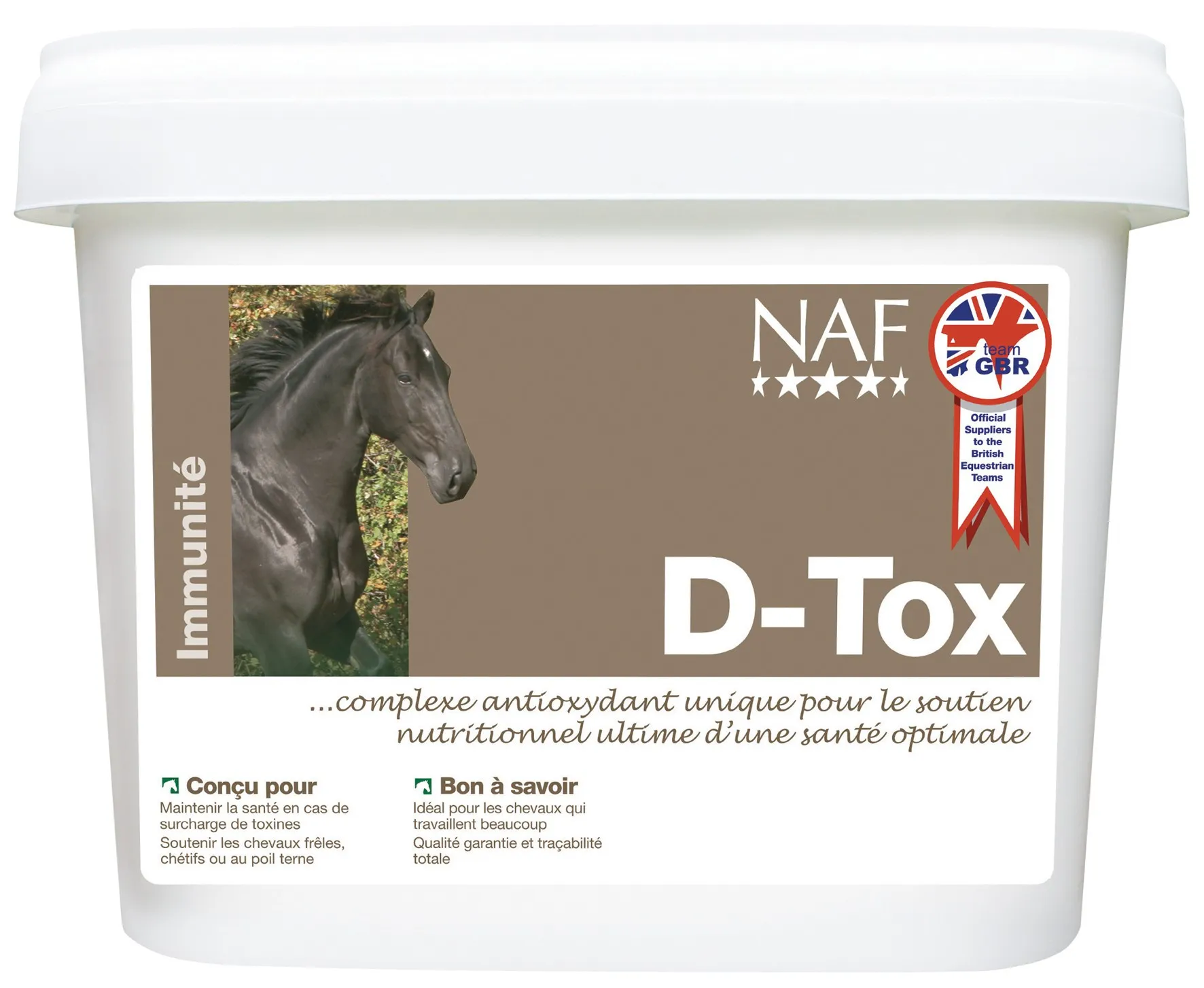 D-Tox Naf - Complexe anti-oxydant pour Chevaux - Equitation