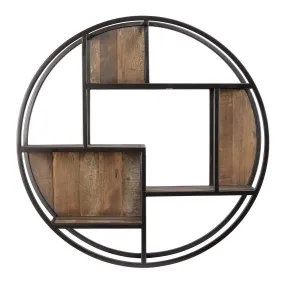 Etagère murale ronde SIXTINE 3 niveaux 3 niches | 3 Suisses