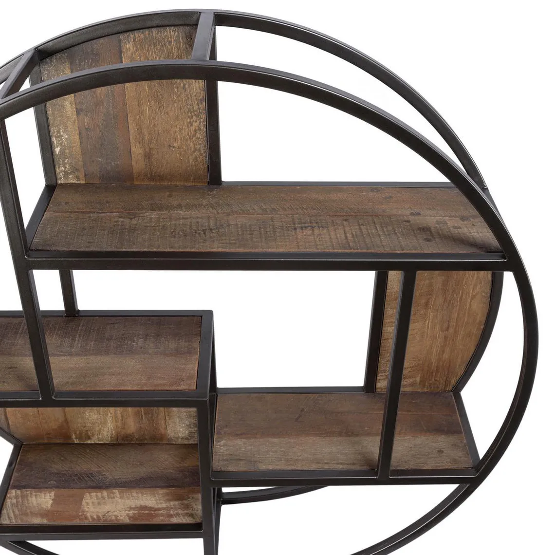Etagère murale ronde SIXTINE 3 niveaux 3 niches | 3 Suisses