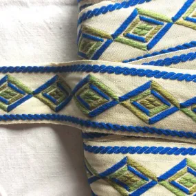 Galon brodė 7cm, passementerie vintage