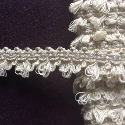 Galon frange, 2,5cm, passementerie vintage