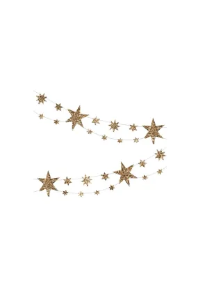 Guirlande D'Étoiles Dorées