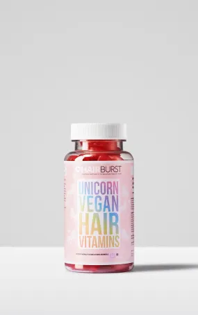 Hairburst Vitamines véganes en forme de licorne