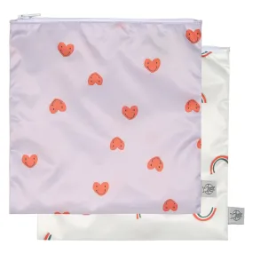 Lot de 2 Pochettes à Snack Happy Rascals - Coeur