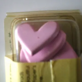 Lot de 8 brads, clous,  "attaches parisiennes en forme de coeur " pour scrapbooking