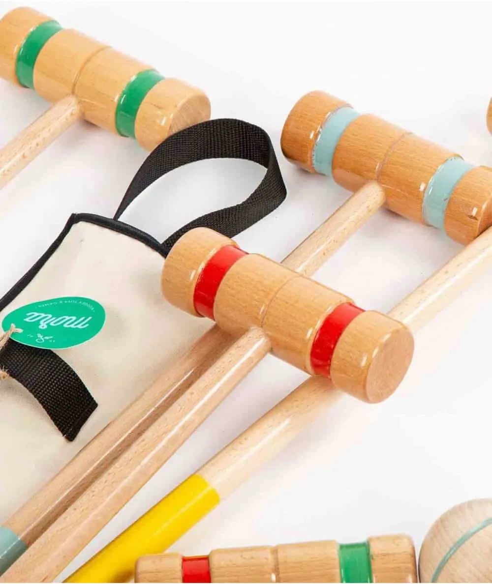 Mora Play : Jeu de croquet - 100% Ecoresponsable - Mer(e)veilleuse