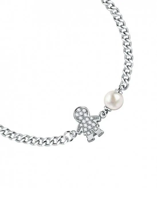 Morellato Perla Bracelet En Argent 925 Perle - Achetez À Prix Outlet!