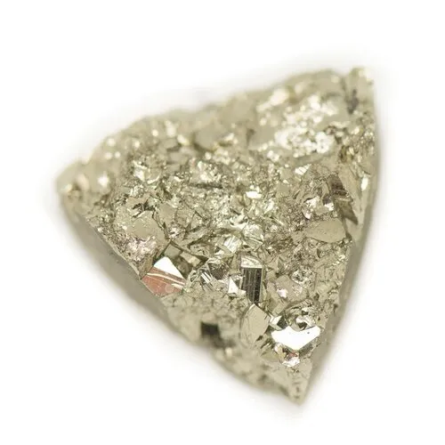 N27 - cabochon de pierre - pyrite dorée brut 19x18mm - 8741140018570