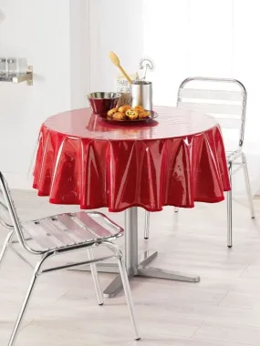 Nappe ronde 140cm Cristal transparent - Transparent