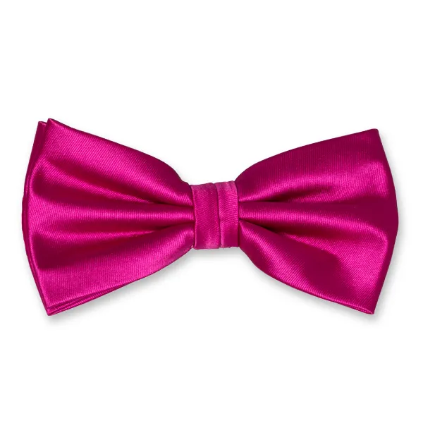 Noeuds papillon / Nœud papillon en polyester fuchsia 