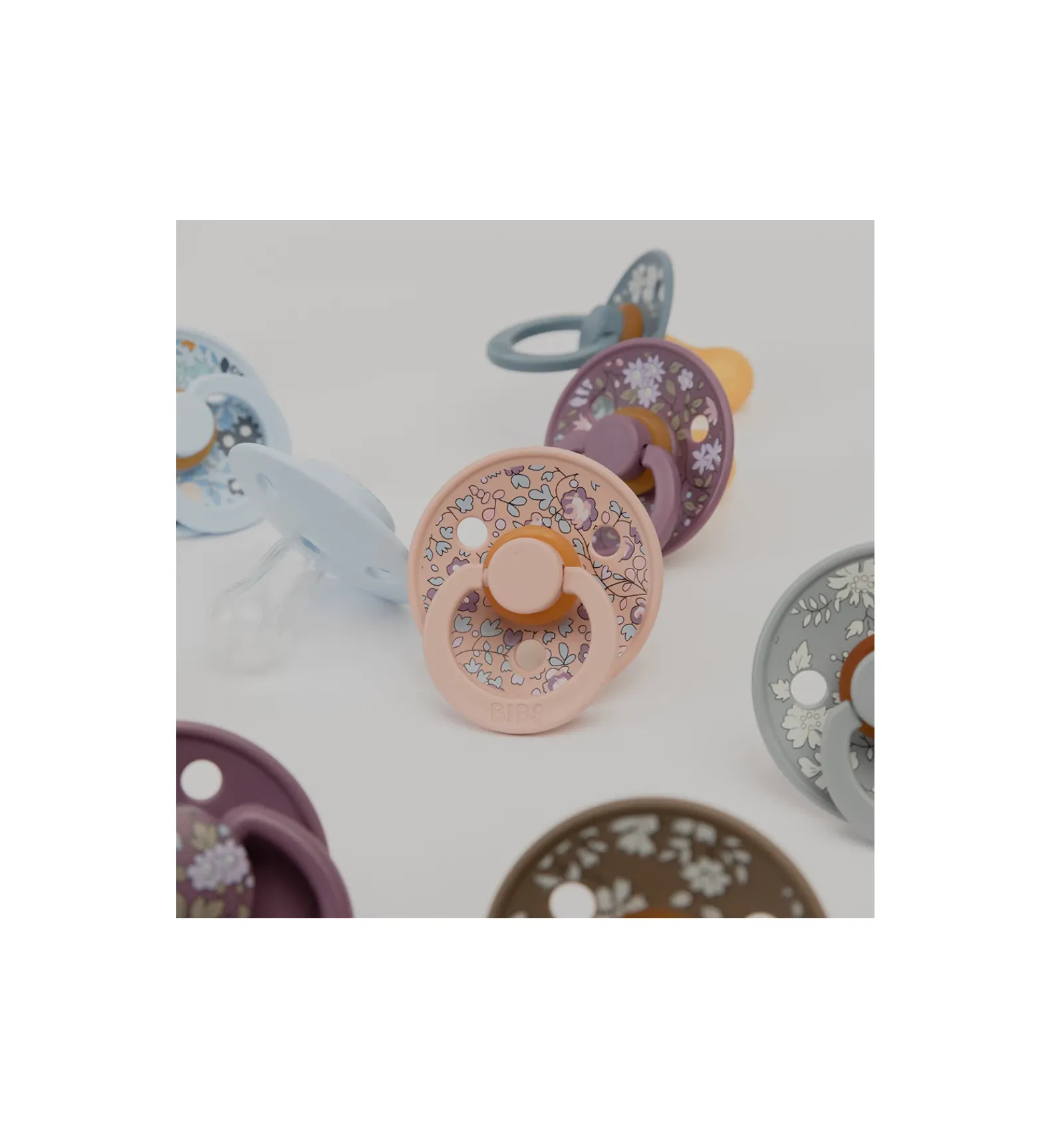 Pack Tétines Liberty T1 - blush - bibs- Sous les étoiles exactement