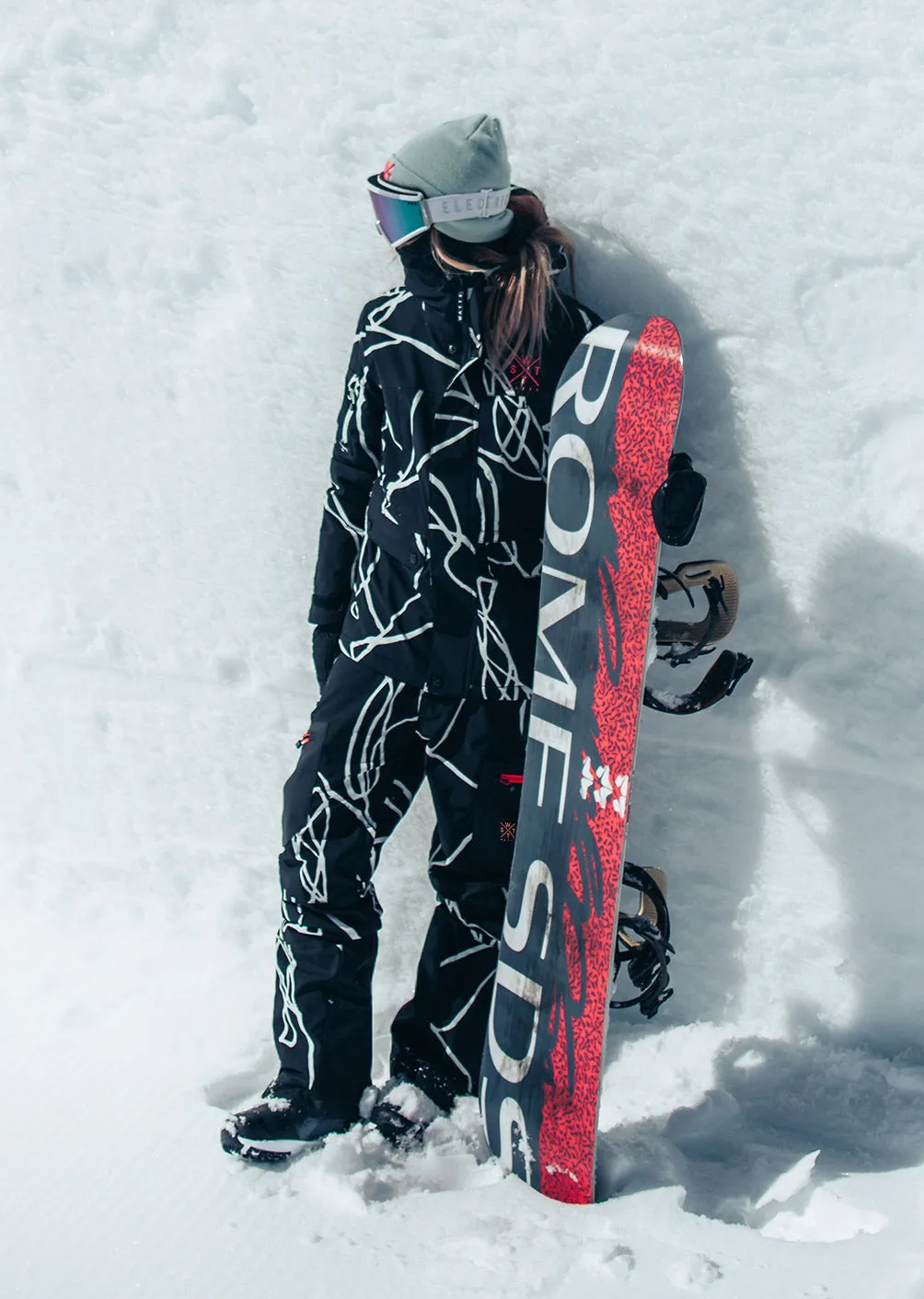Pantalon de ski X-Elipse - Imprimé Gris Foncé