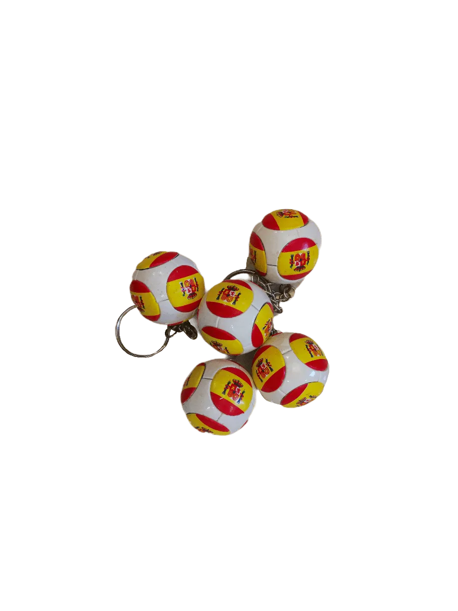 Porte-clé foot drapeau Espagne     (x12)