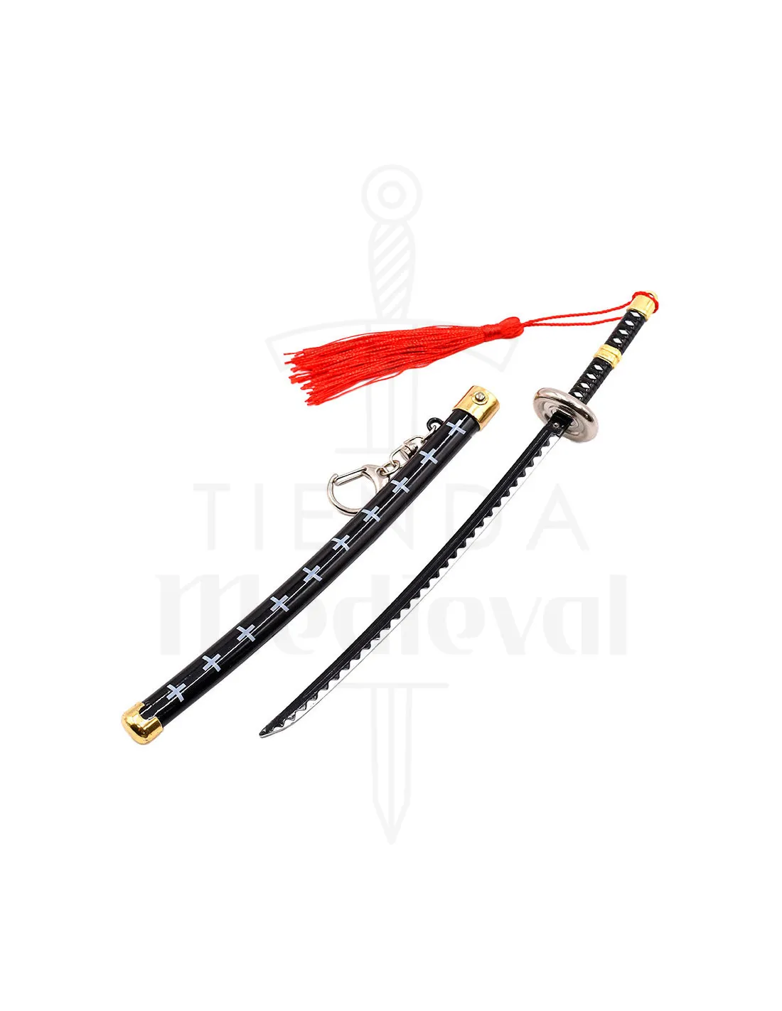 Porte-clés katana One Piece Trafalgar Law ⚔️ Boutique Épées