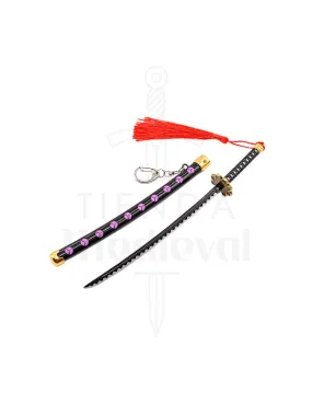 Porte-clés Shusui katana de Zoro, One Piece ⚔️ Boutique Épées