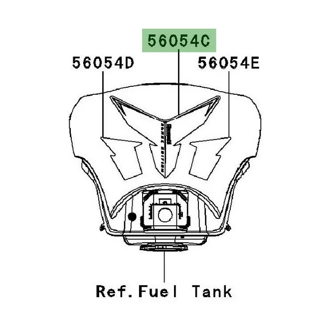 Protection de réservoir Kawasaki Z1000 (2012-2013) | Moto Shop 35