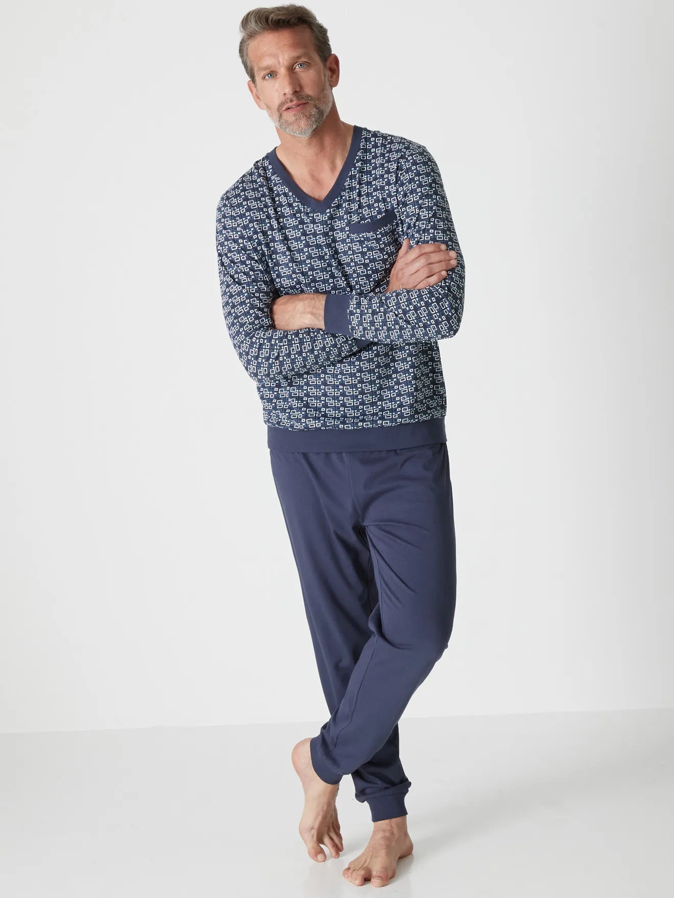 Pyjama forme jogging jersey pur coton