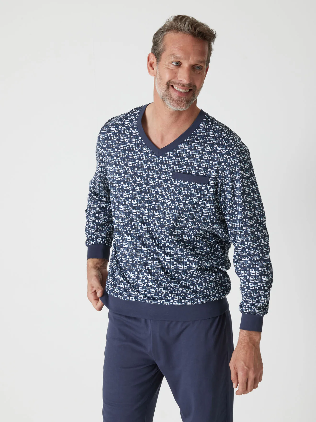 Pyjama forme jogging jersey pur coton