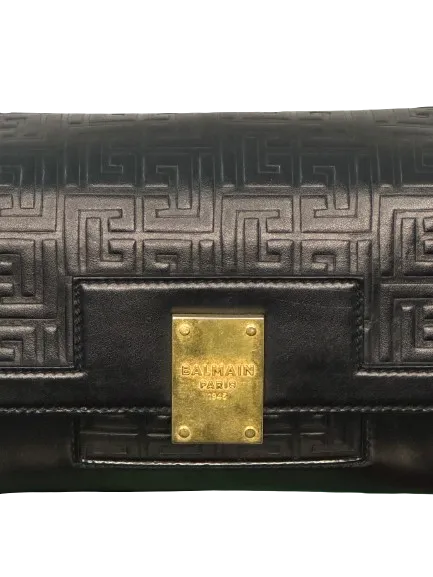 Sac à bandoulière noir Balmain - Yalla