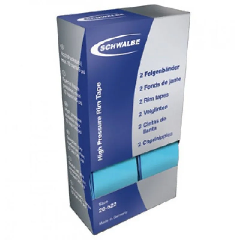 Schwalbe High Pressure Rim Tape Set - 2 Pack - Fond de jante vélo | Hardloop