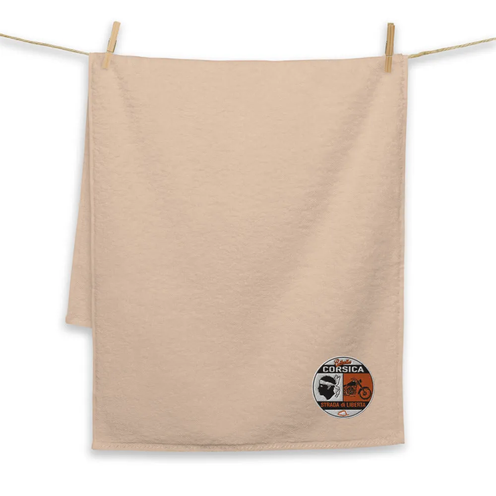 Serviette de bain grande taille Bikers Corsica