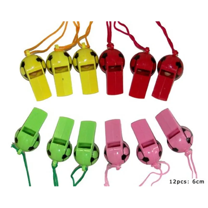 Sifflet ballon foot plastique