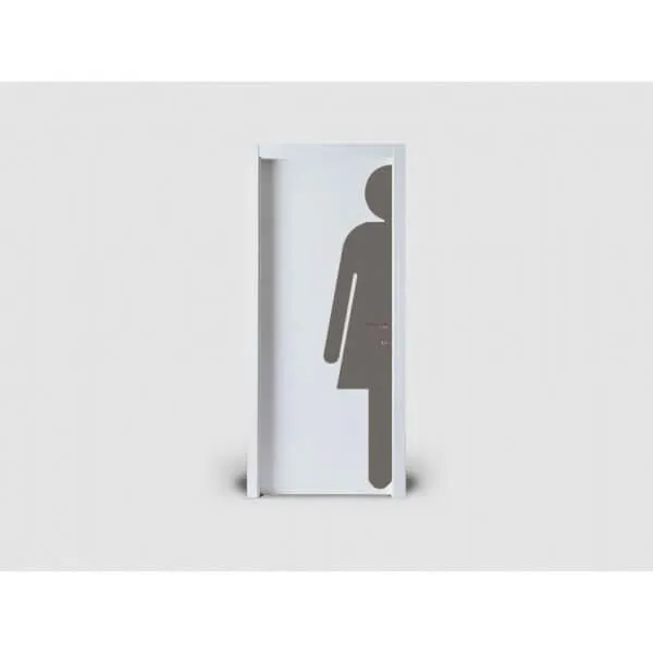 Silhouette porte femme coloris palette : coloris z